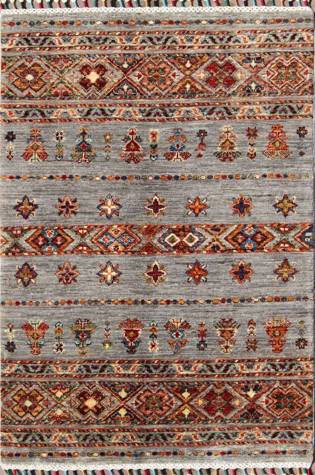 AFGÁN SHIRVAN SHAWL KÉZI CSOMÓZÁSÚ GYAPJÚ SZŐNYEG