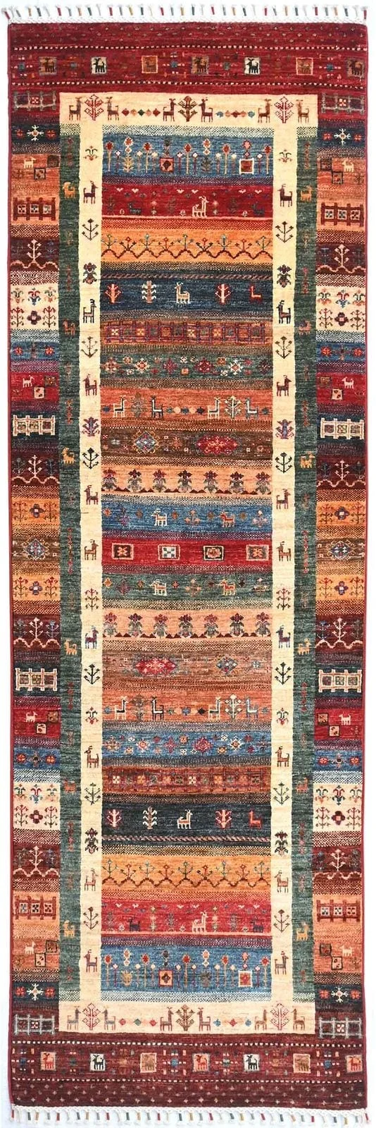 AFGHAN SHIRVAN HANDMADE WOOL CARPET