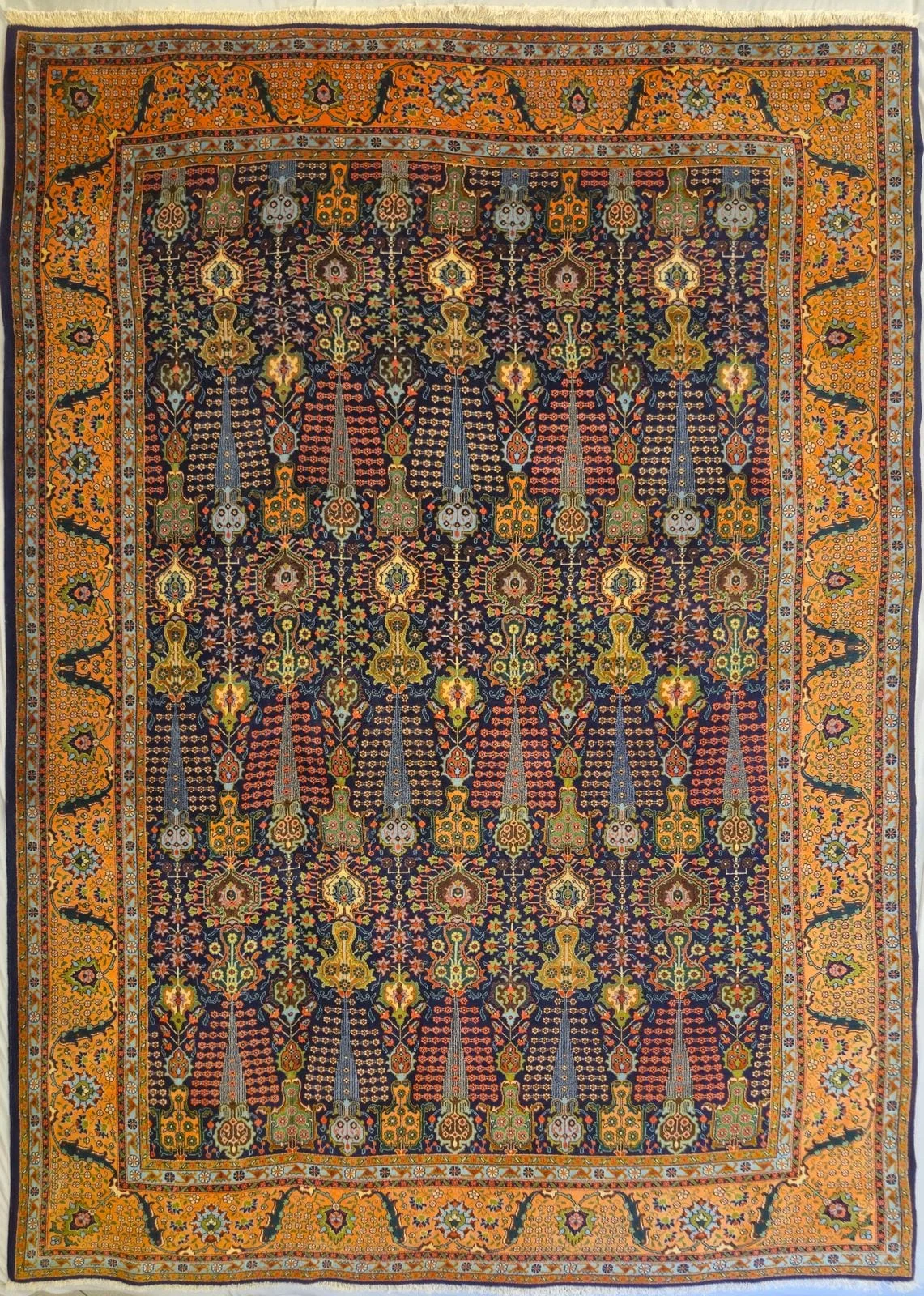 IRANIAN TABRIZ HANDMADE WOOL CARPET