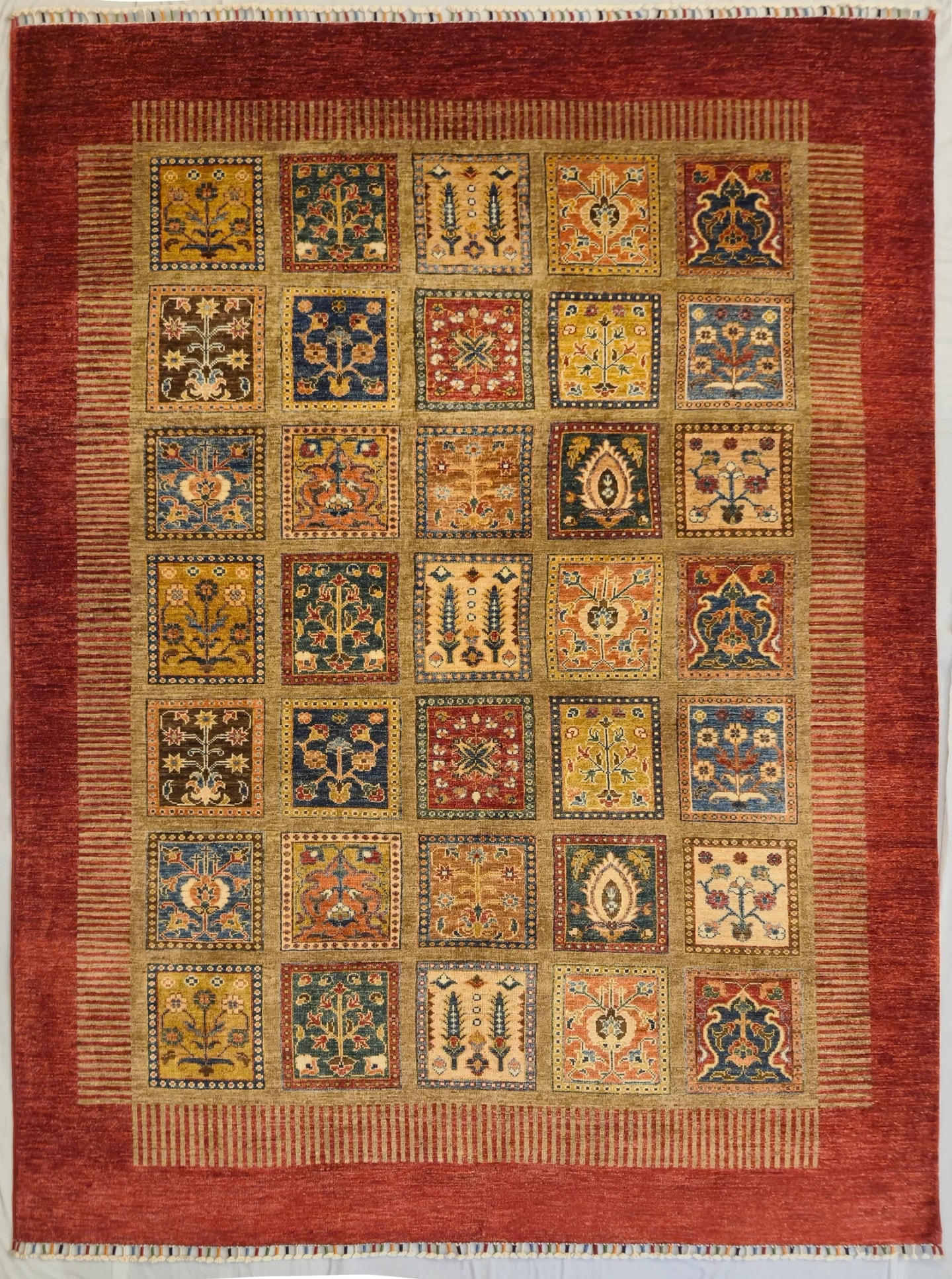AFGHAN SHIRVAN HANDMADE WOOL CARPET