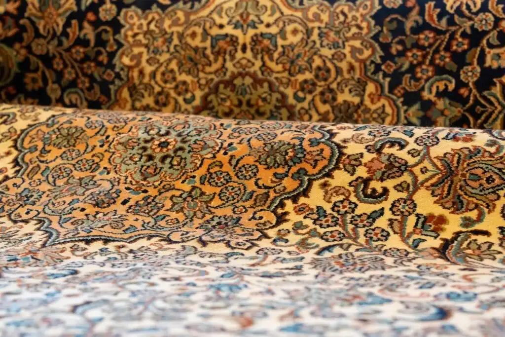 Kashmir - Handmade Silk Rugs of India