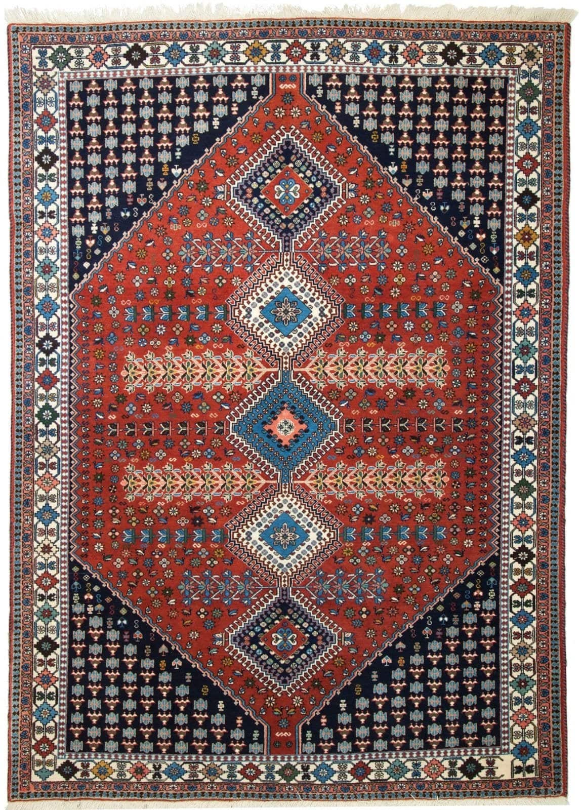 IRANIAN YALAMEH HANDMADE WOOL CARPET