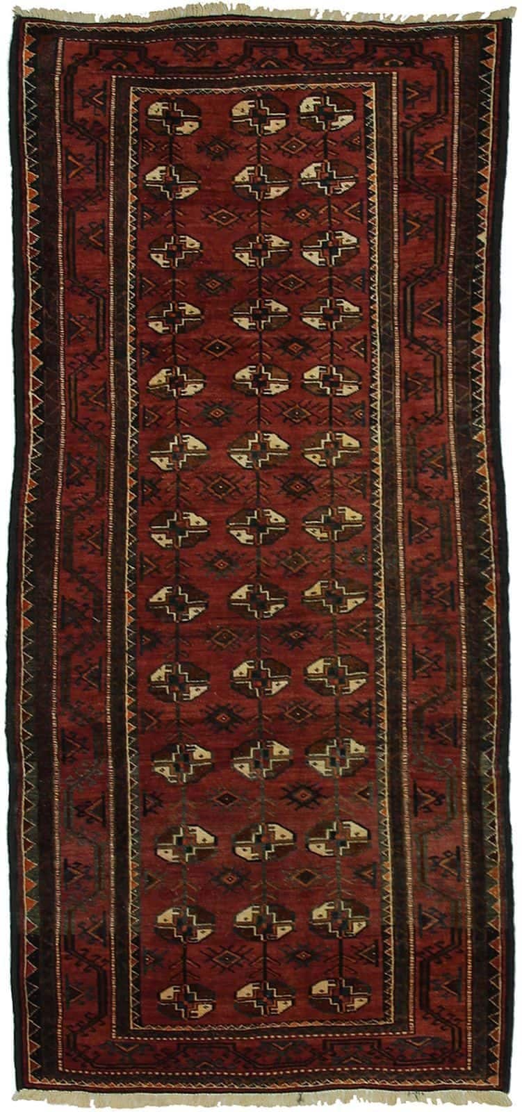 IRANIAN BALOUCH HANDMADE WOOL CARPET