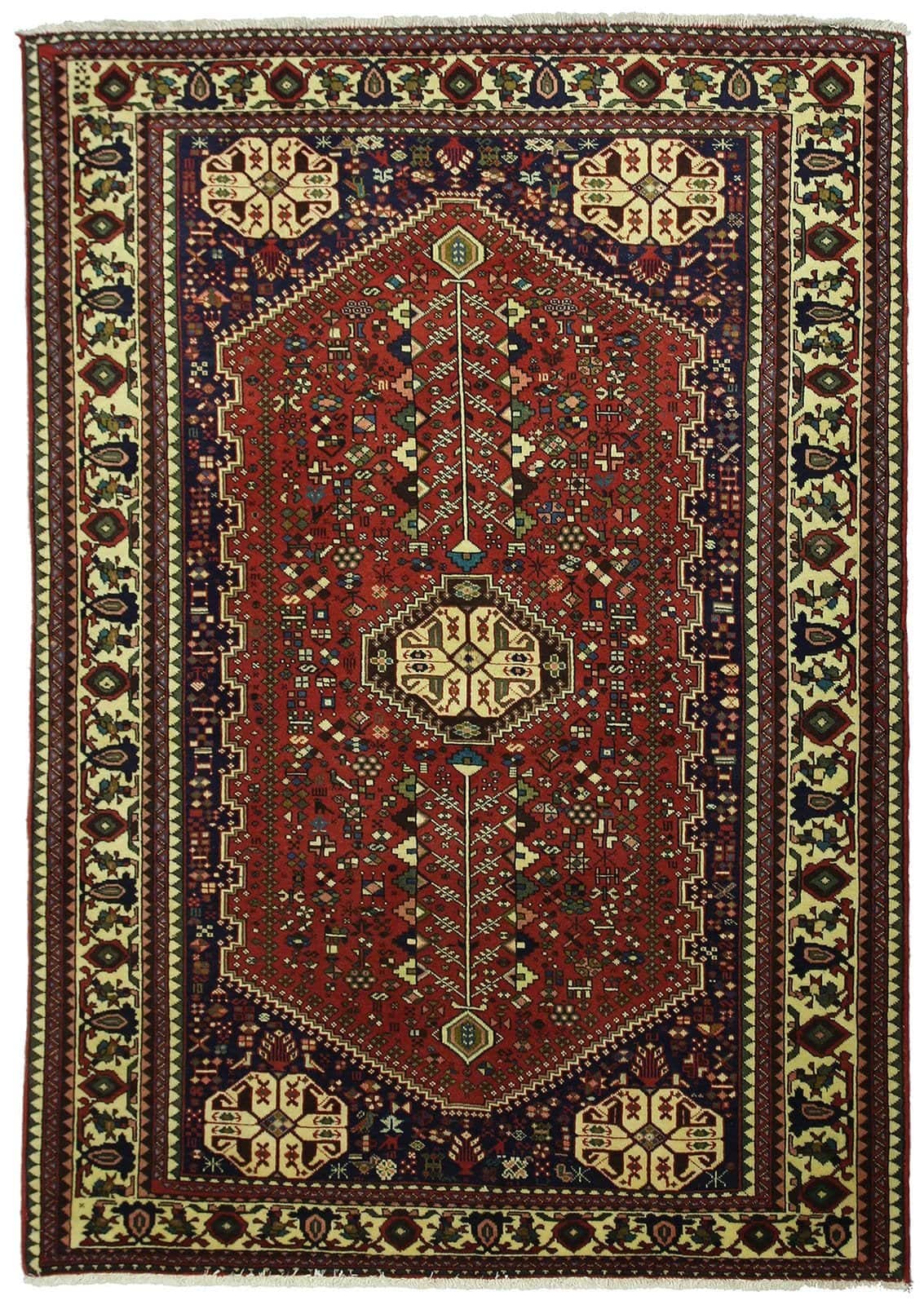 IRANIAN ABADEH HANDMADE WOOL CARPET
