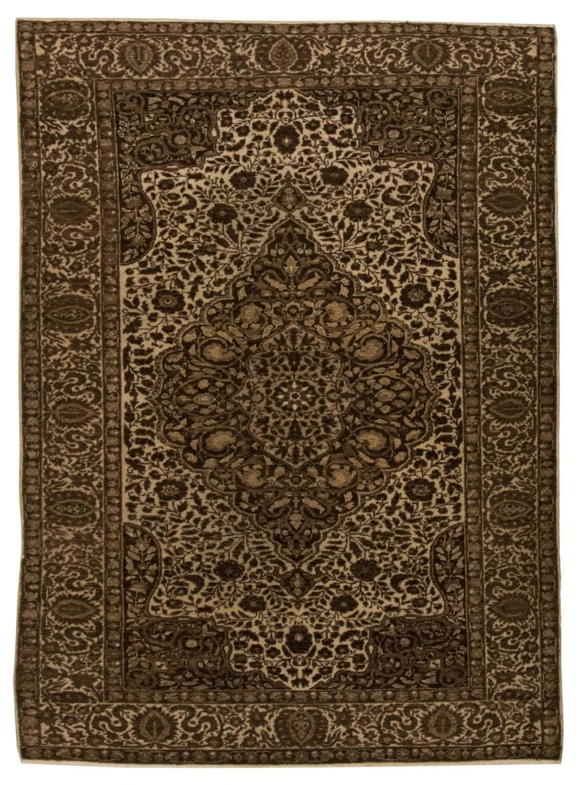 ANTIQUE TURKISH KAYSERI HANDMADE WOOL CARPET