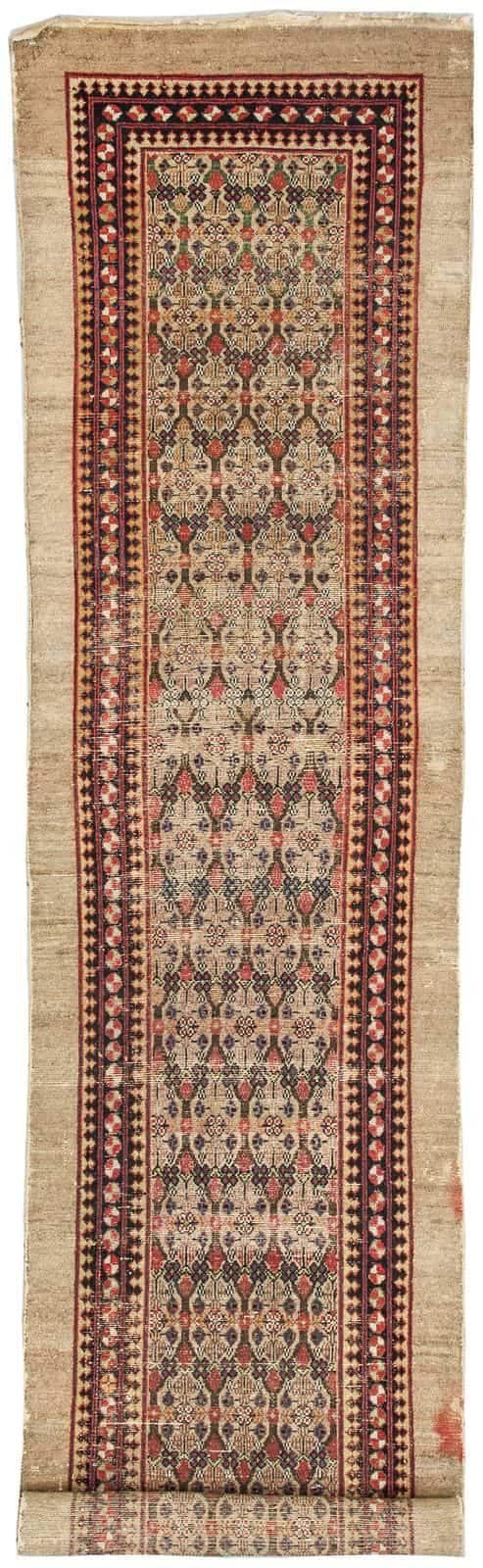 ANTIQUE IRANIAN SARAB HANDMADE WOOL CARPET