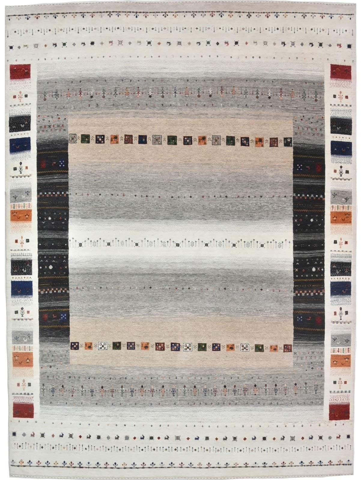 INDIAN LORIBAFT HANDMADE WOOL CARPET