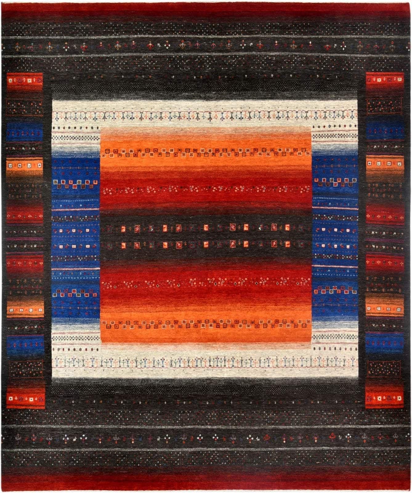 INDIAN LORIBAFT HANDMADE WOOL CARPET