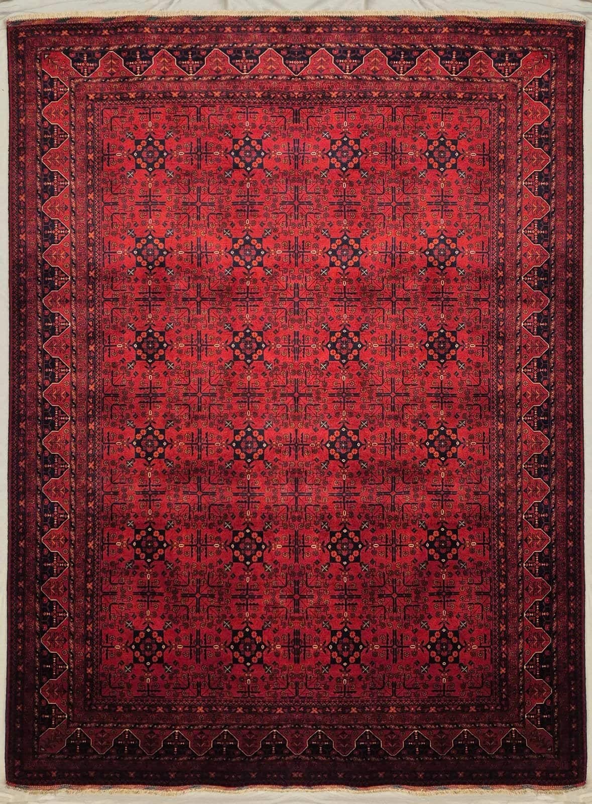 AFGHAN BELJIK HANDMADE WOOL CARPET