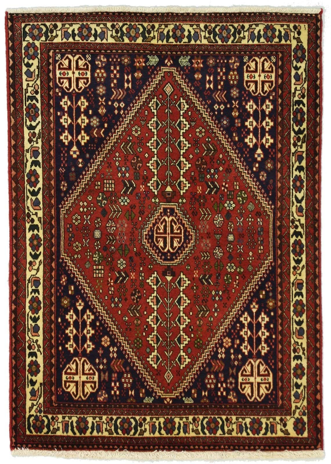 IRANIAN ABADEH HANDMADE WOOL CARPET