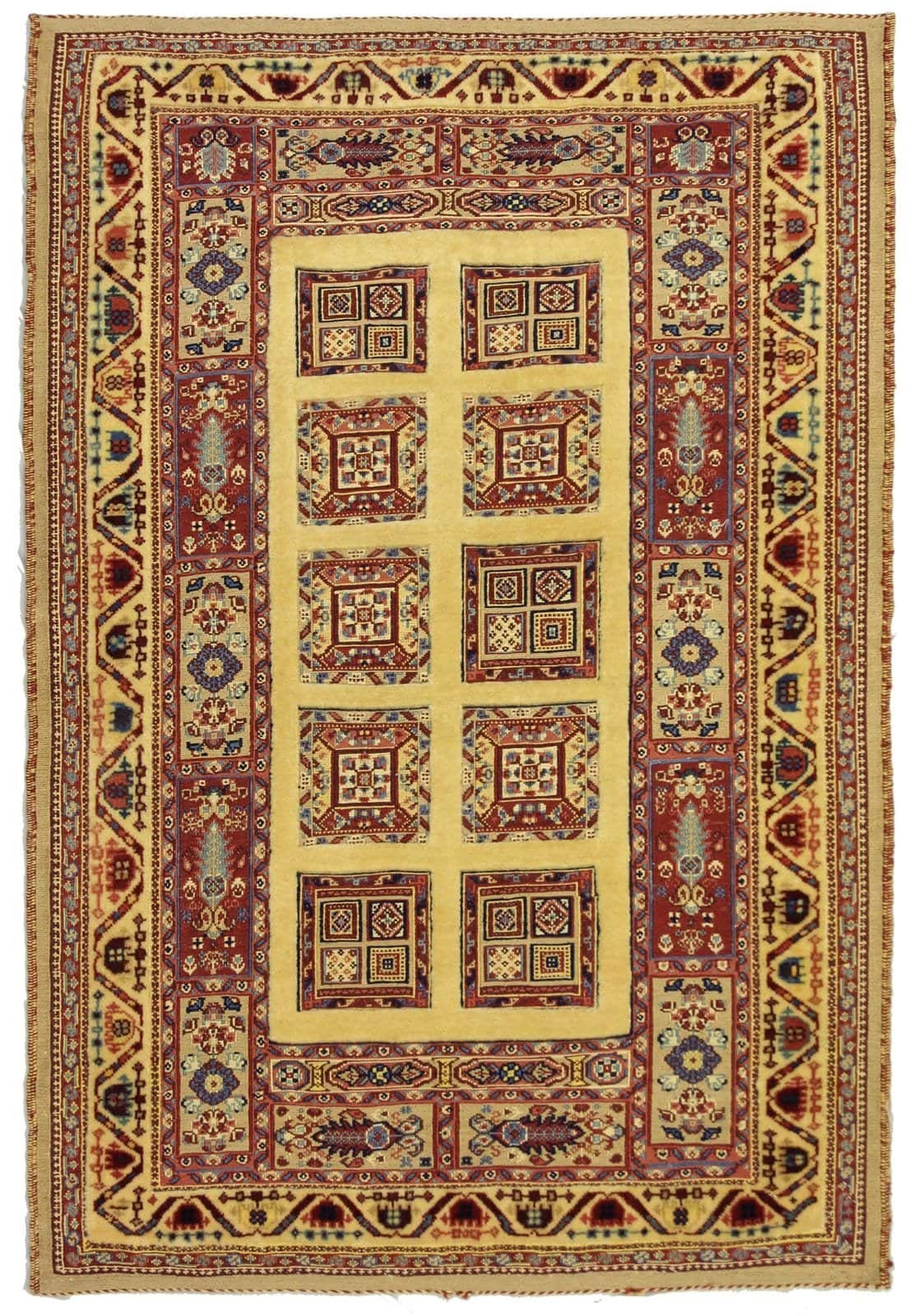 IRANIAN NIMBAFT HANDMADE WOOL CARPET