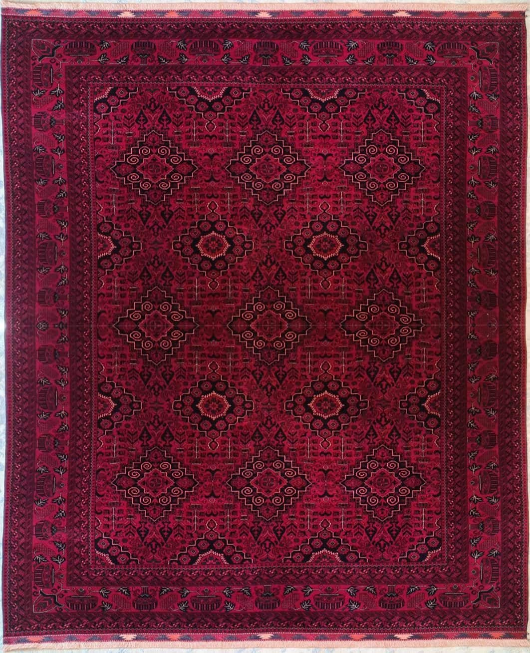 AFGHAN BELJIK HANDMADE WOOL CARPET