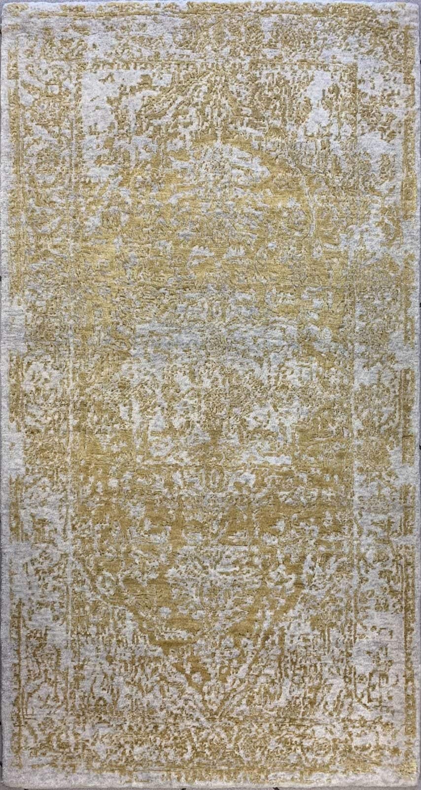 INDIAN AVANT-GARDE GOLDEN HERIZ HANDMADE CARPET