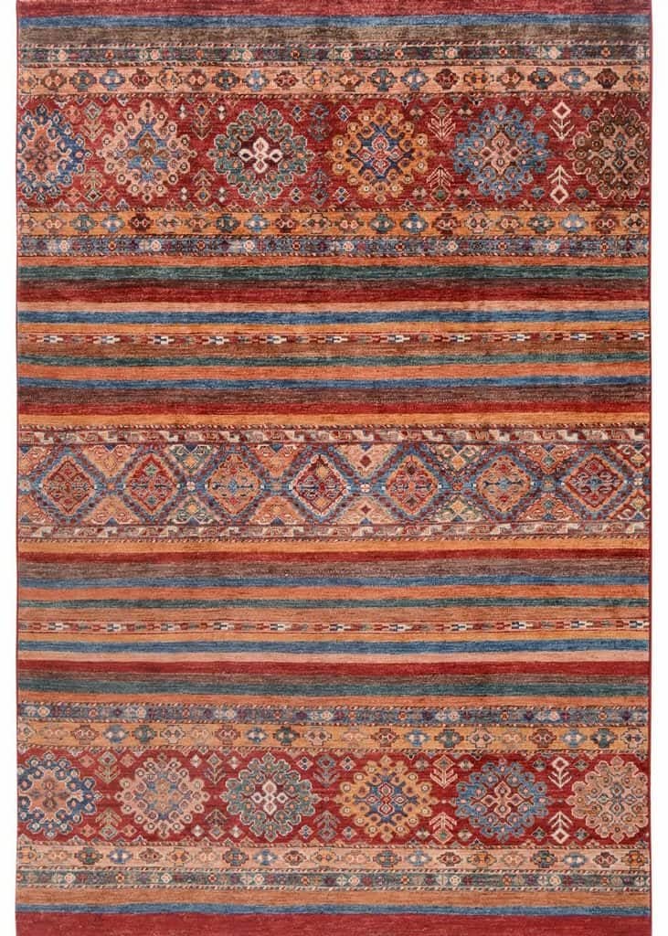 AFGÁN SHIRVAN SHAWL KÉZI CSOMÓZÁSÚ GYAPJÚ SZŐNYEG
