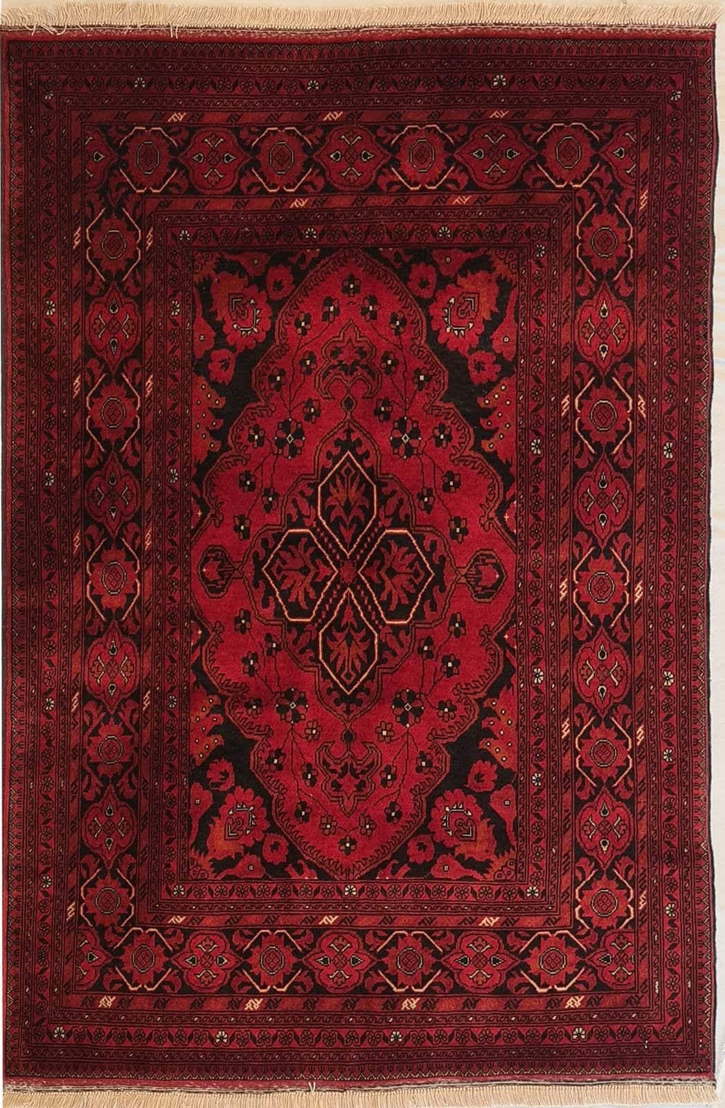 AFGHAN BELJIK HANDMADE WOOL CARPET