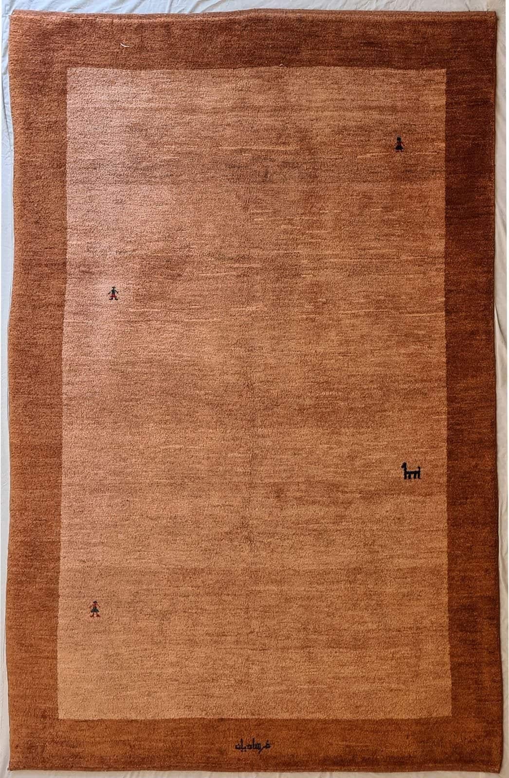 IRANIAN KASHKULI HANDMADE WOOL CARPET