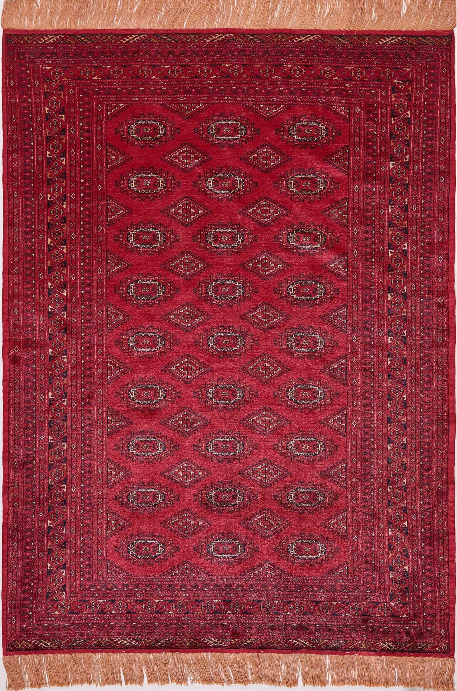 IRANIAN TURKEMAN SILK HANDMADE CARPET