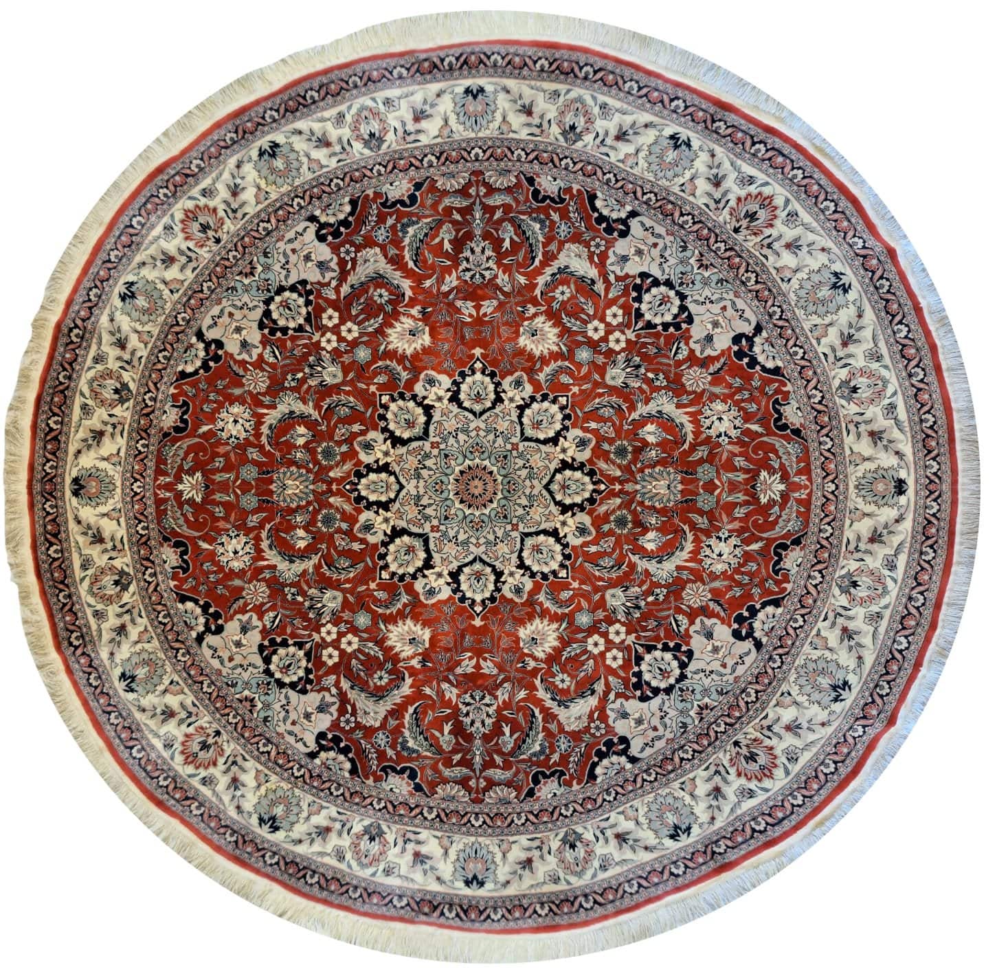 KÍNAI TABRIZ KÉZI CSOMÓZÁSÚ GYAPJÚ SZŐNYEG