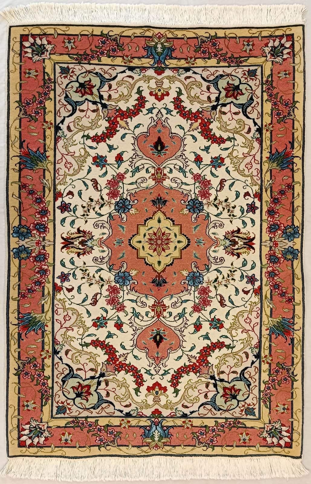 IRANIAN TABRIZ HANDMADE WOOL CARPET