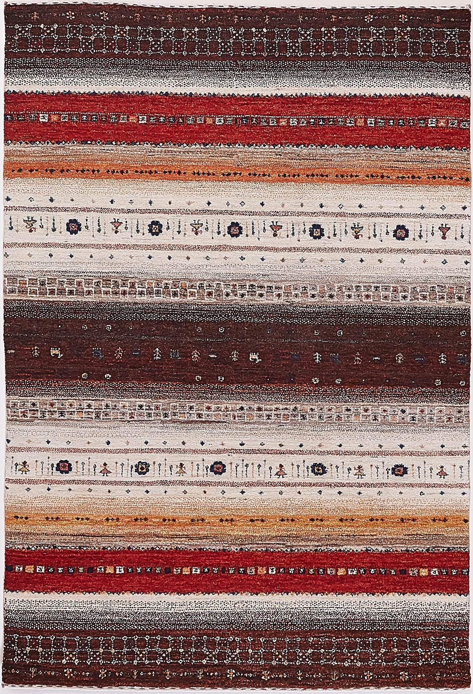 INDIAN LORIBAFT HANDMADE WOOL CARPET