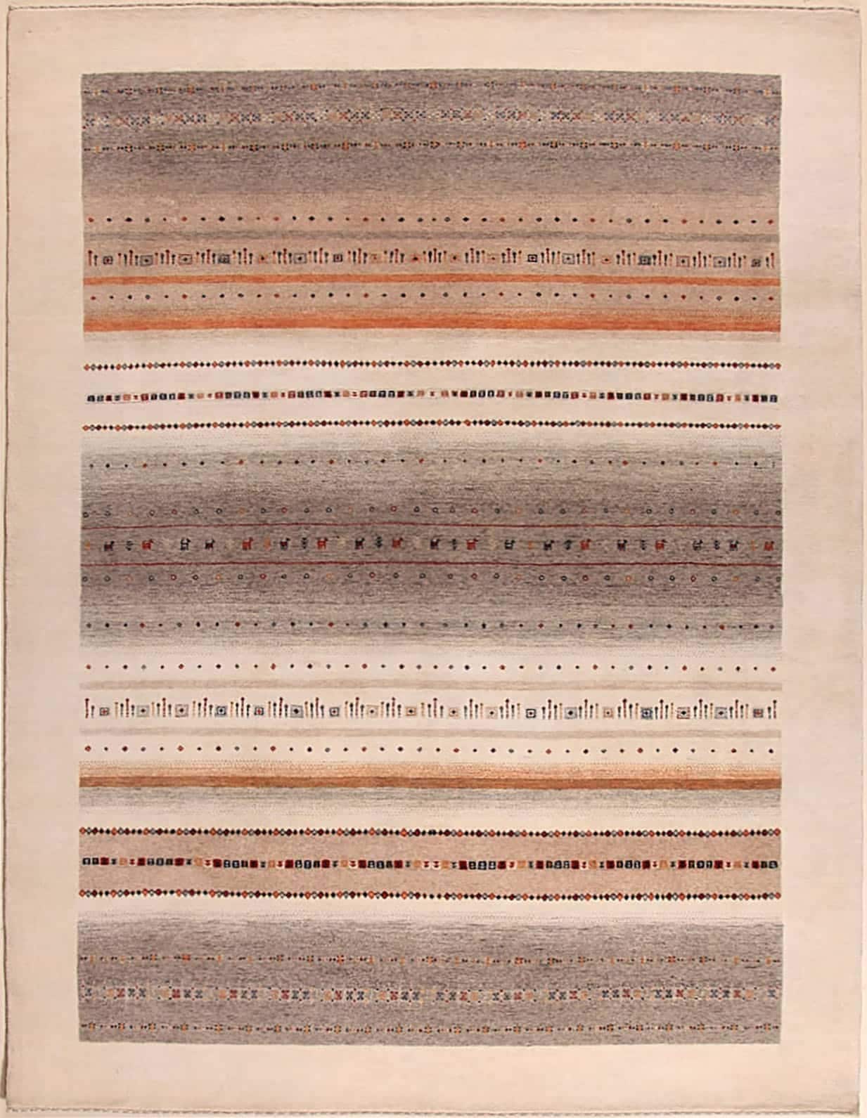 INDIAN LORIBAFT HANDMADE WOOL CARPET (Multiple Sizes)