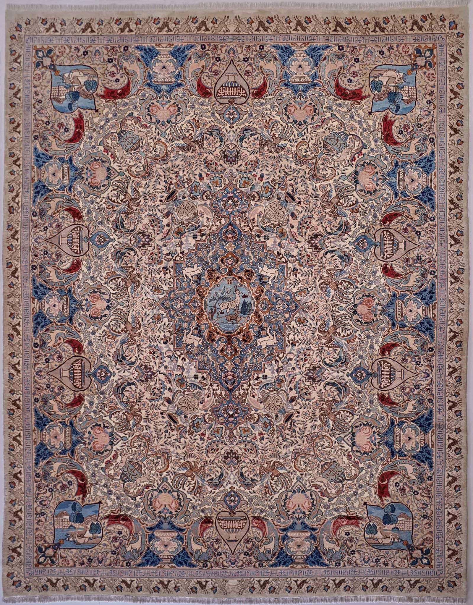IRANIAN KASHMAR HANDMADE WOOL CARPET
