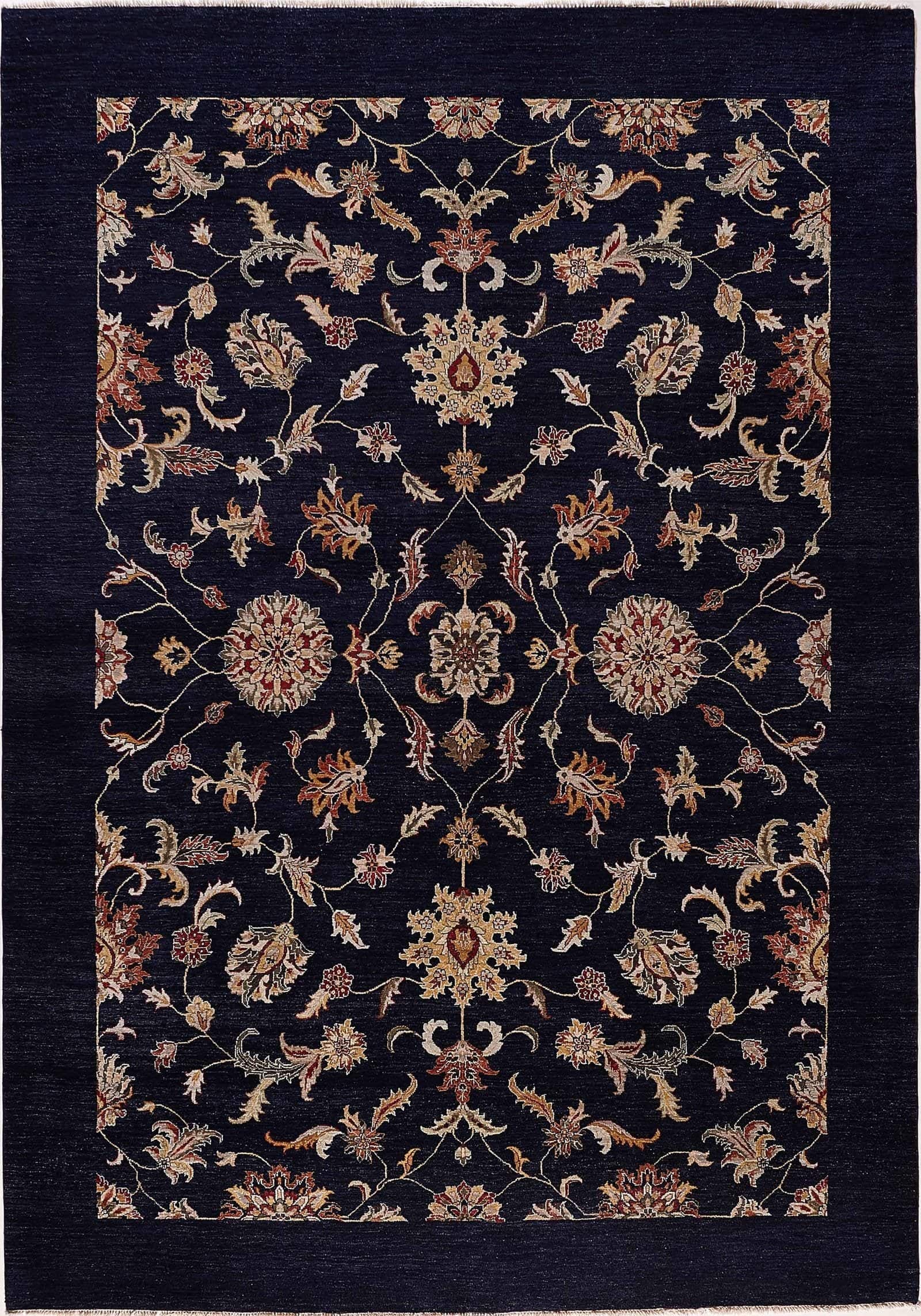 INDIAN RENAISSANCE HANDMADE WOOL CARPET