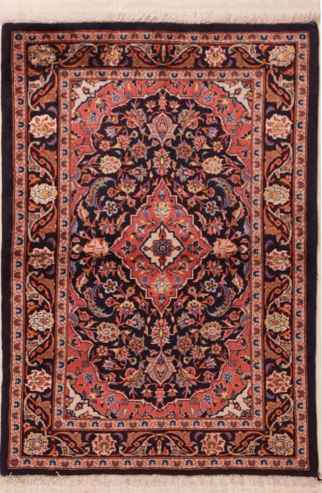 IRANIAN KASHAN HANDMADE WOOL CARPET