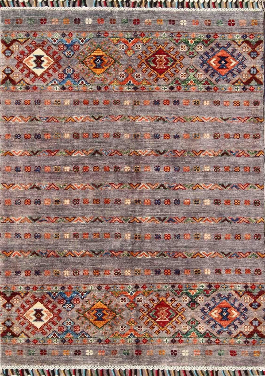 AFGHAN SHIRVAN SHAWL HANDMADE WOOL CARPET