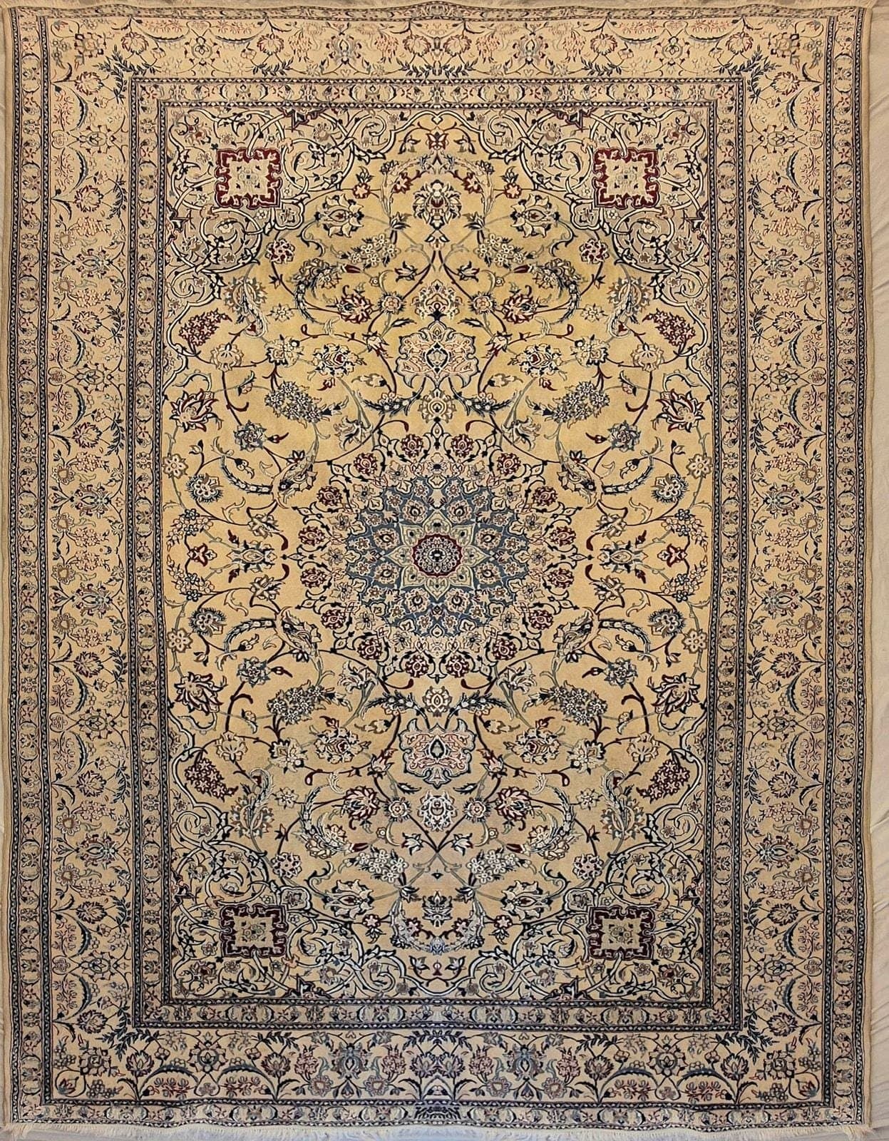 IRANIAN NAIN 6-LA HANDMADE CARPET