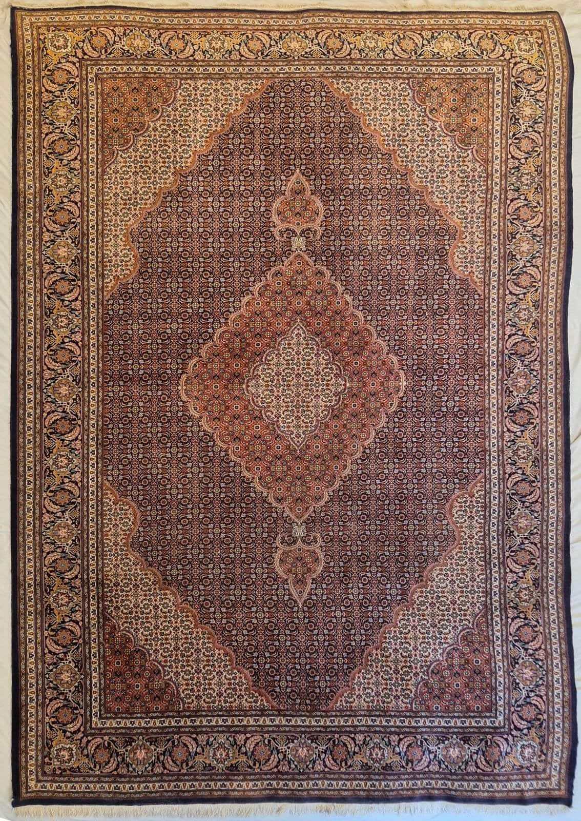 IRANIAN TABRIZ 50-RAJ HANDMADE WOOL CARPET