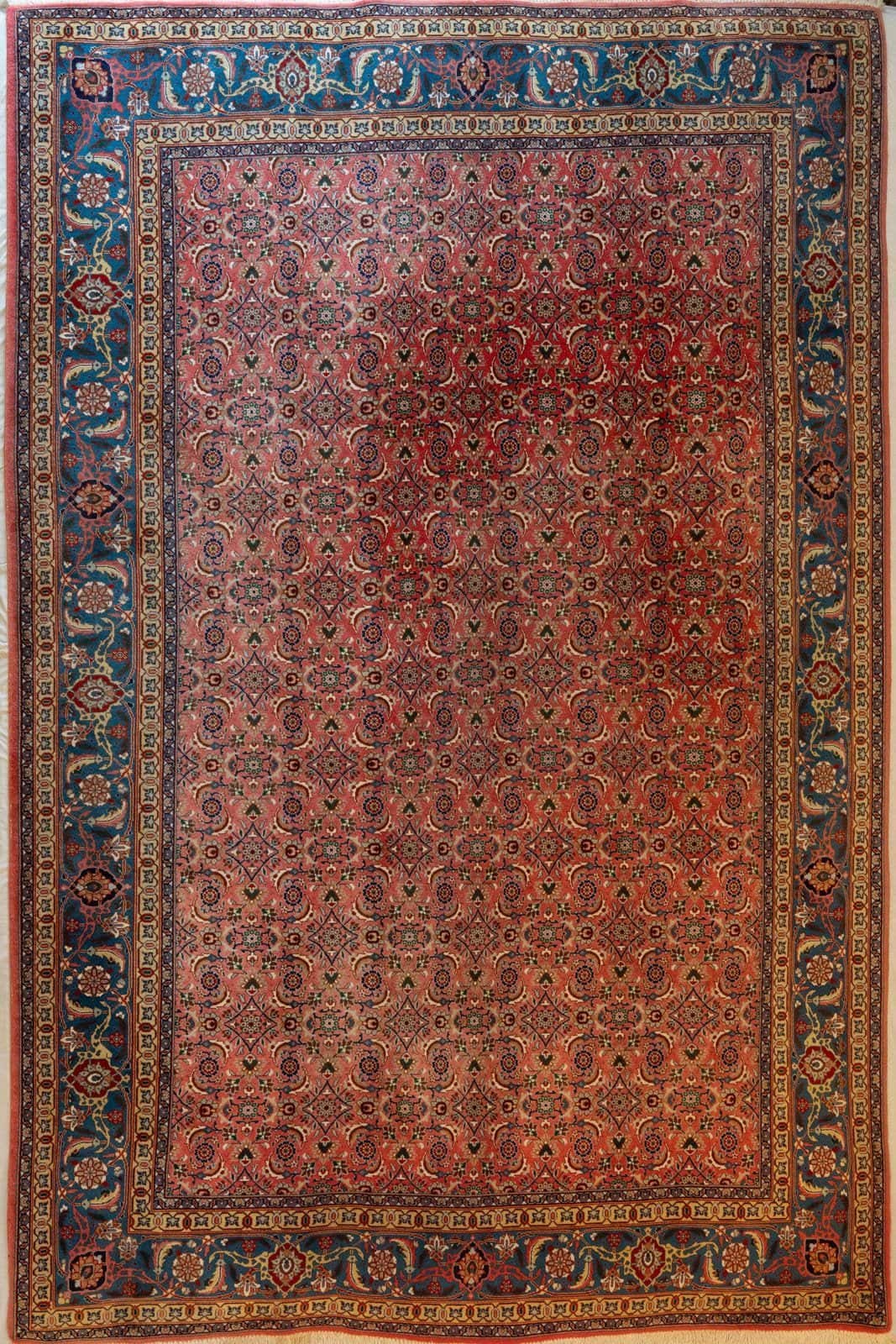 IRANIAN TABRIZ 40-RAJ HANDMADE WOOL CARPET