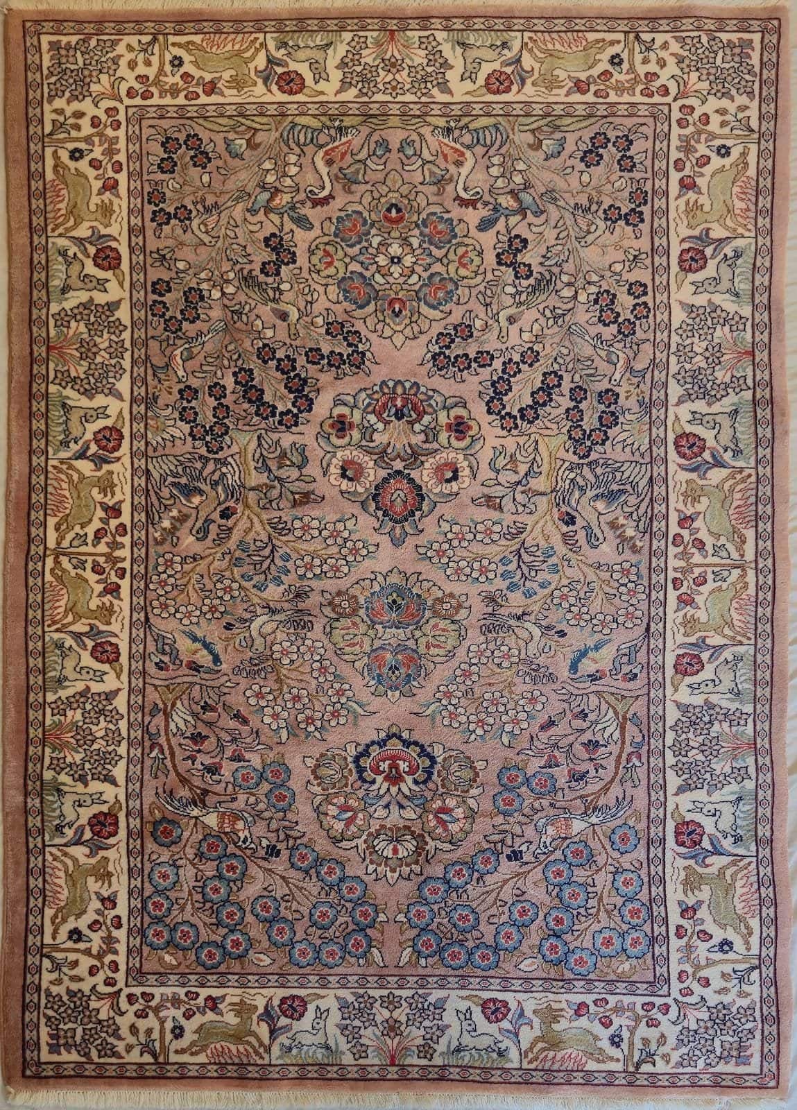 IRANIAN SAROUGH HANDMADE WOOL CARPET