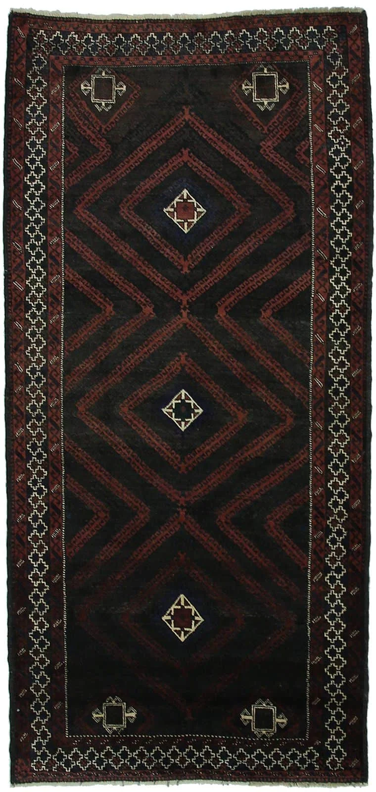 IRANIAN BALOUCH HANDMADE WOOL CARPET