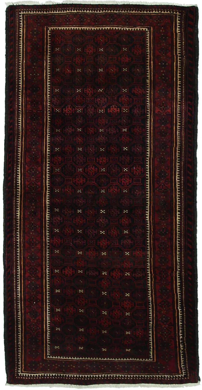 IRANIAN BALOUCH HANDMADE WOOL CARPET