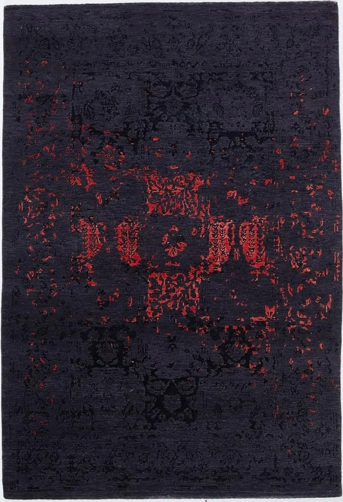 INDIAN AVANT-GARDE LAVA HANDMADE CARPET (multiple sizes)