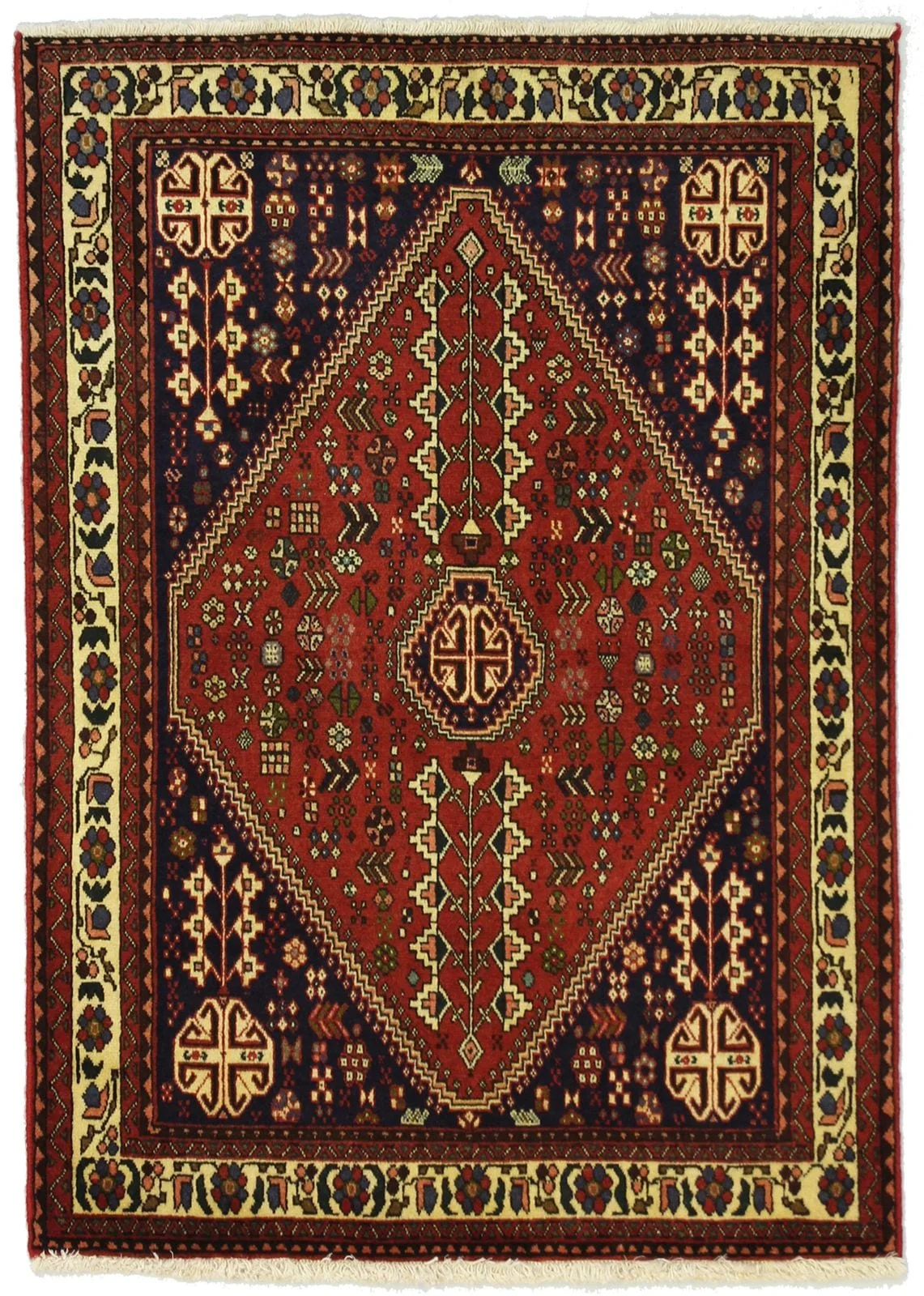 IRANIAN ABADEH HANDMADE WOOL CARPET