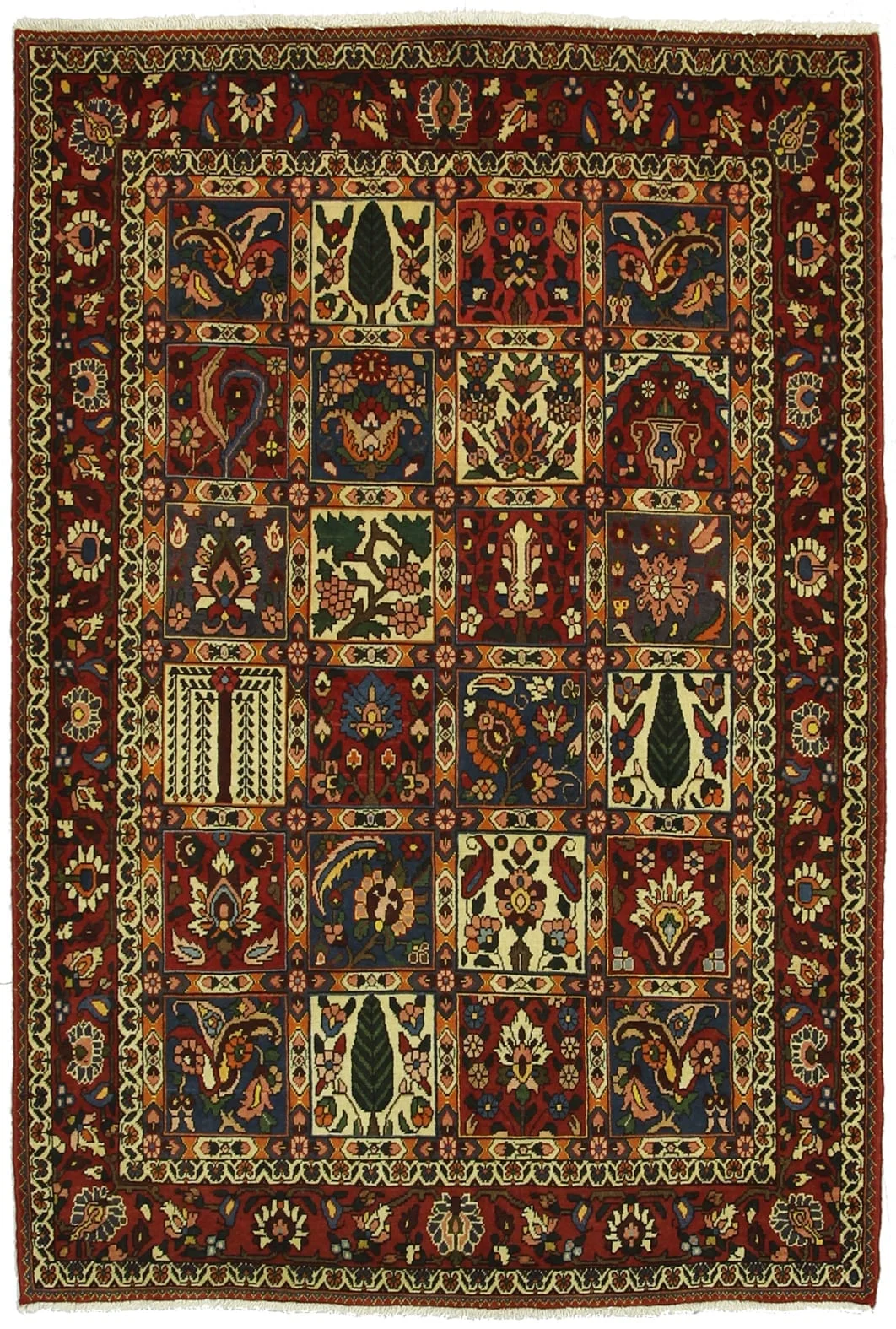 IRANIAN BAKHTIARI HANDMADE WOOL CARPET