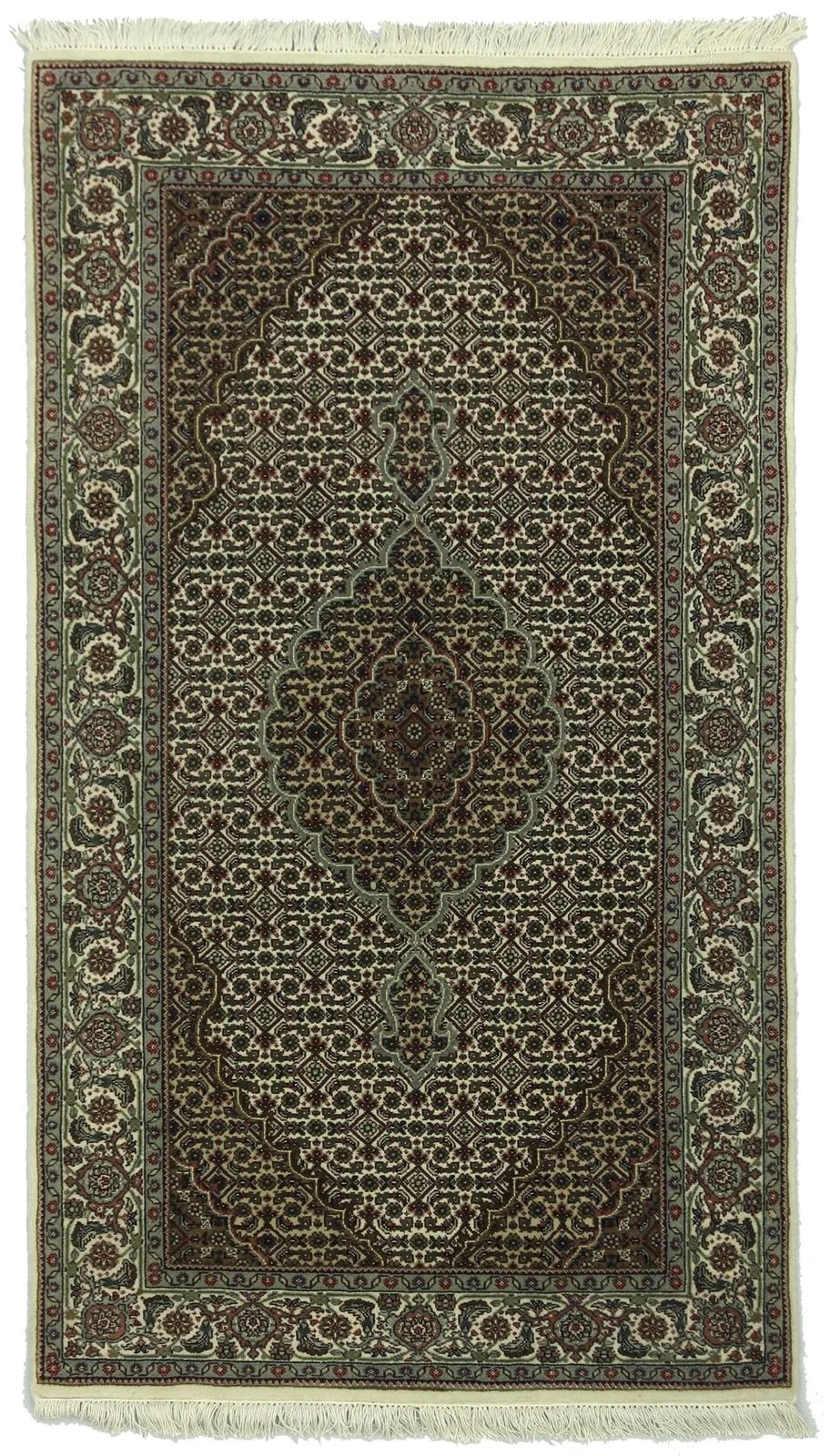 INDIAN TABRIZ MAHI HANDMADE WOOL CARPET