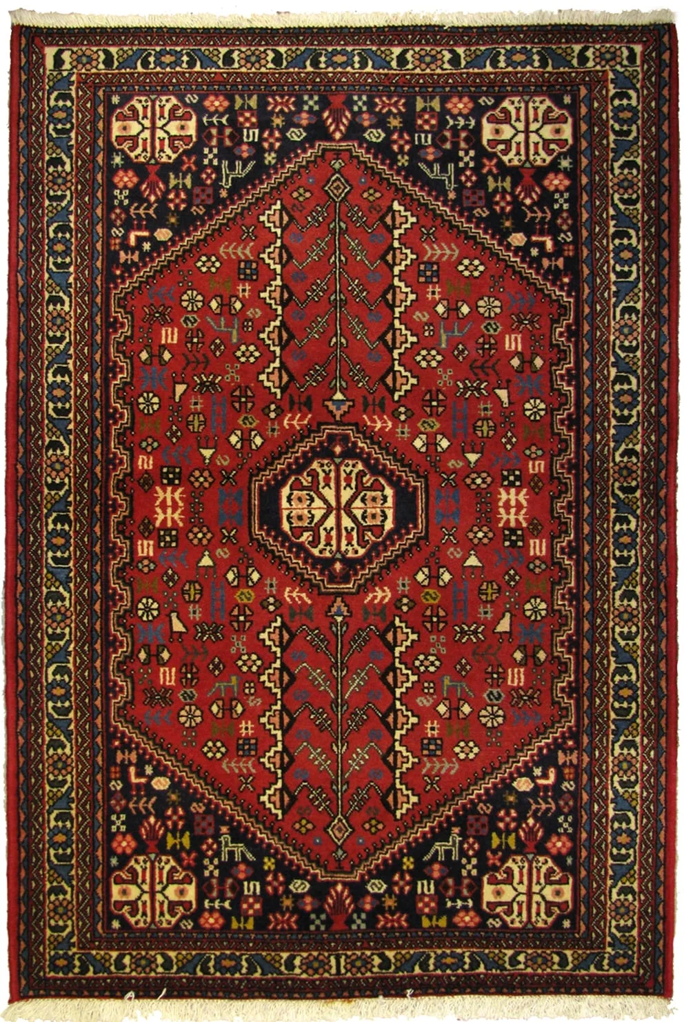 IRANIAN ABADEH HANDMADE WOOL CARPET