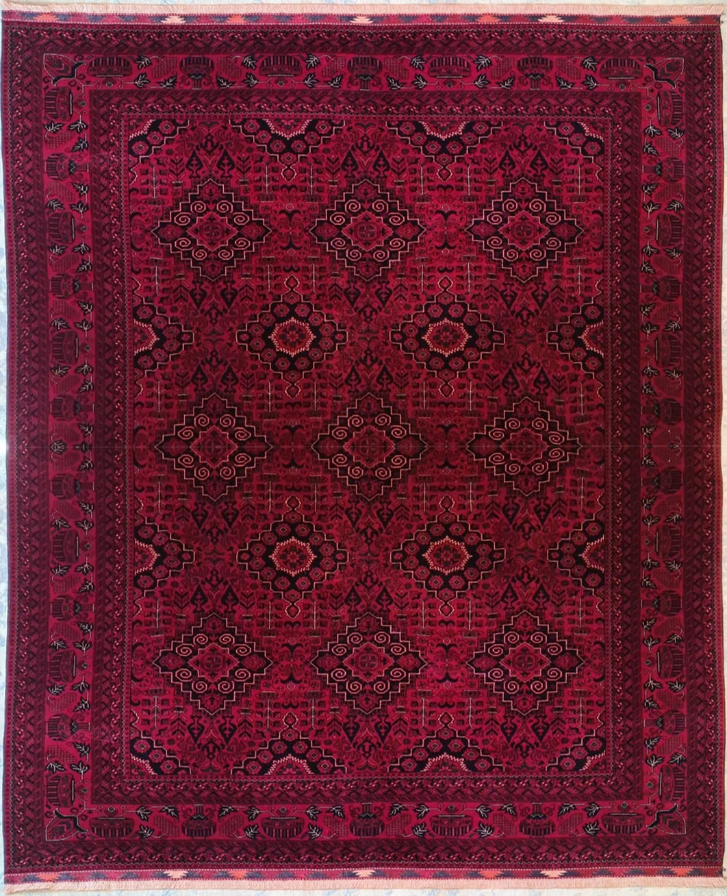 AFGHAN BELJIK HANDMADE WOOL CARPET