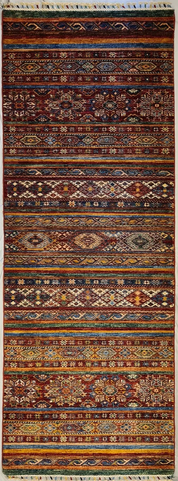 AFGÁN SHIRVAN SHAWL KÉZI CSOMÓZÁSÚ GYAPJÚ SZŐNYEG