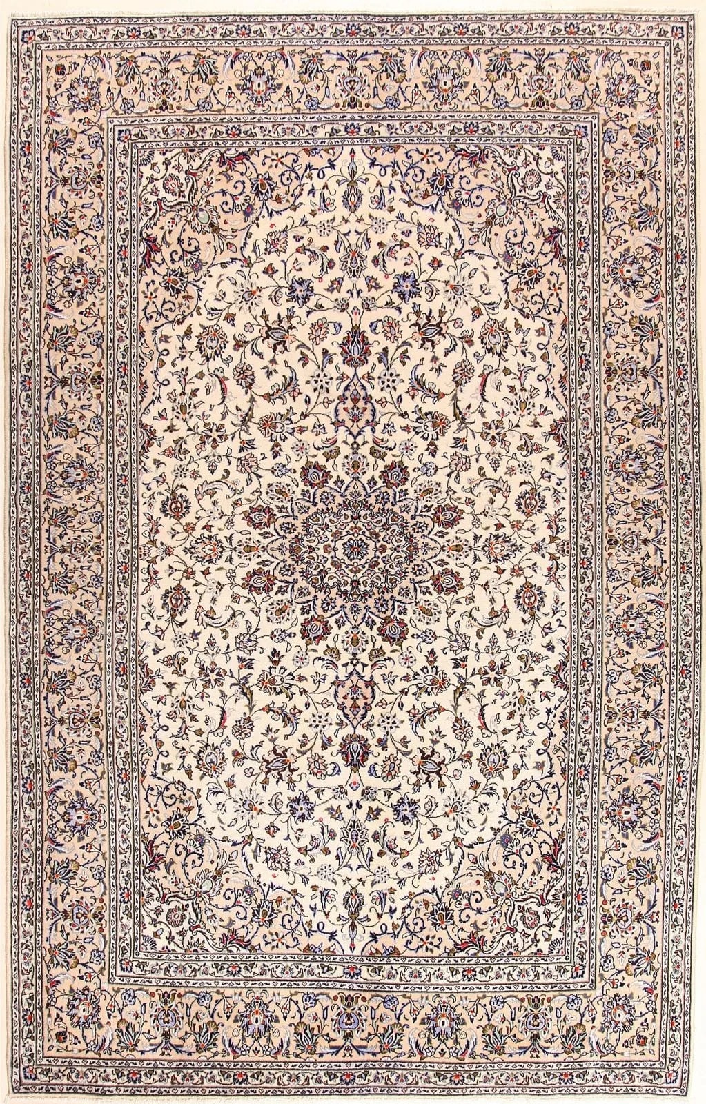 IRANIAN KASHAN HANDMADE WOOL CARPET