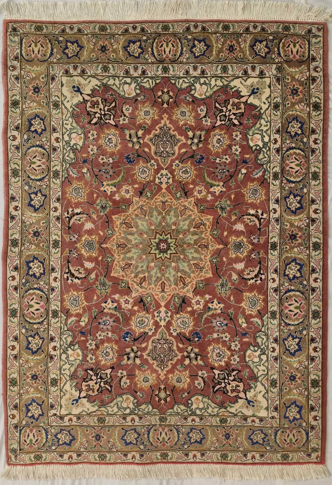 IRANIAN TABRIZ HANDMADE WOOL CARPET