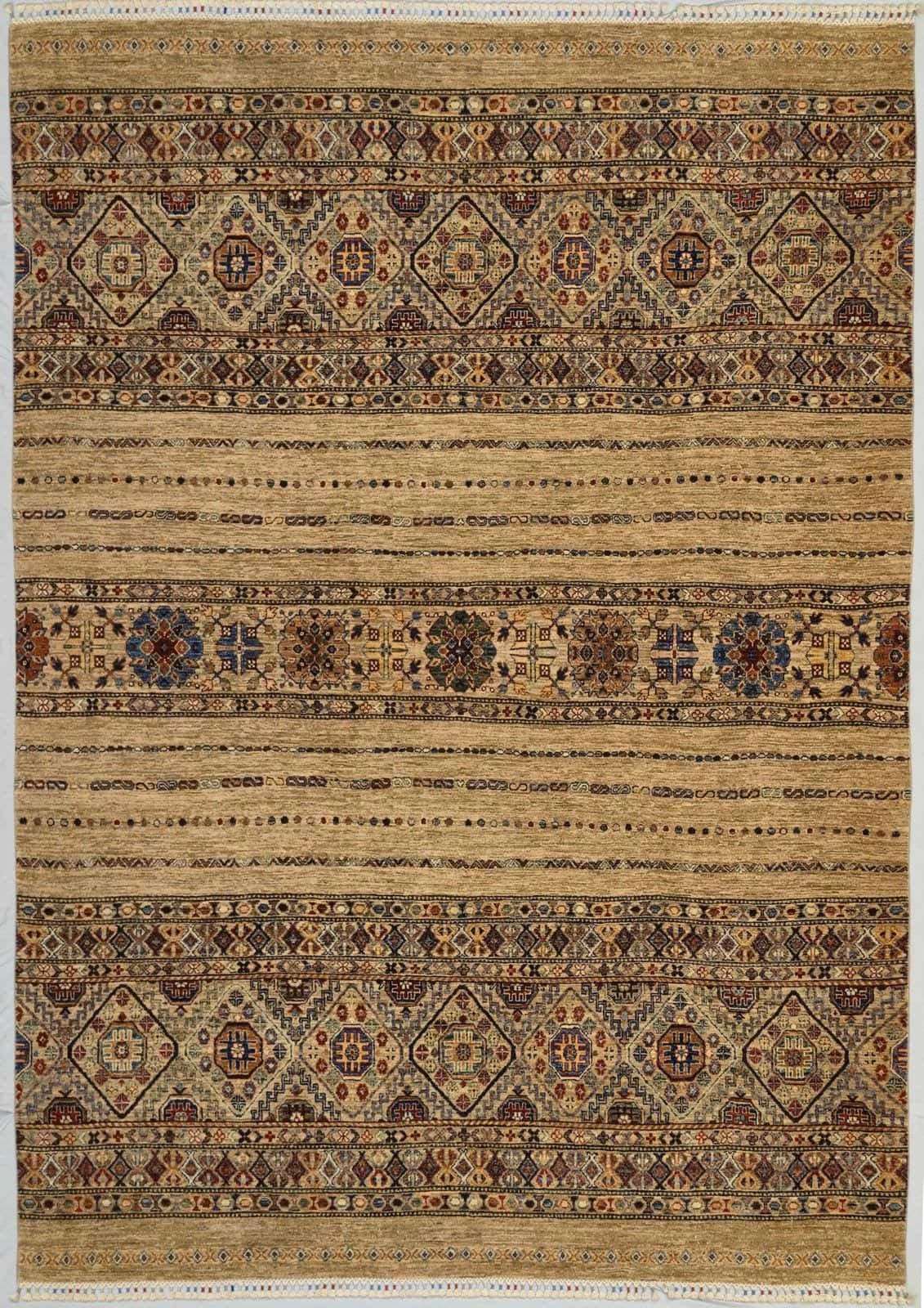 AFGHAN SHIRVAN SHAWL HANDMADE WOOL CARPET