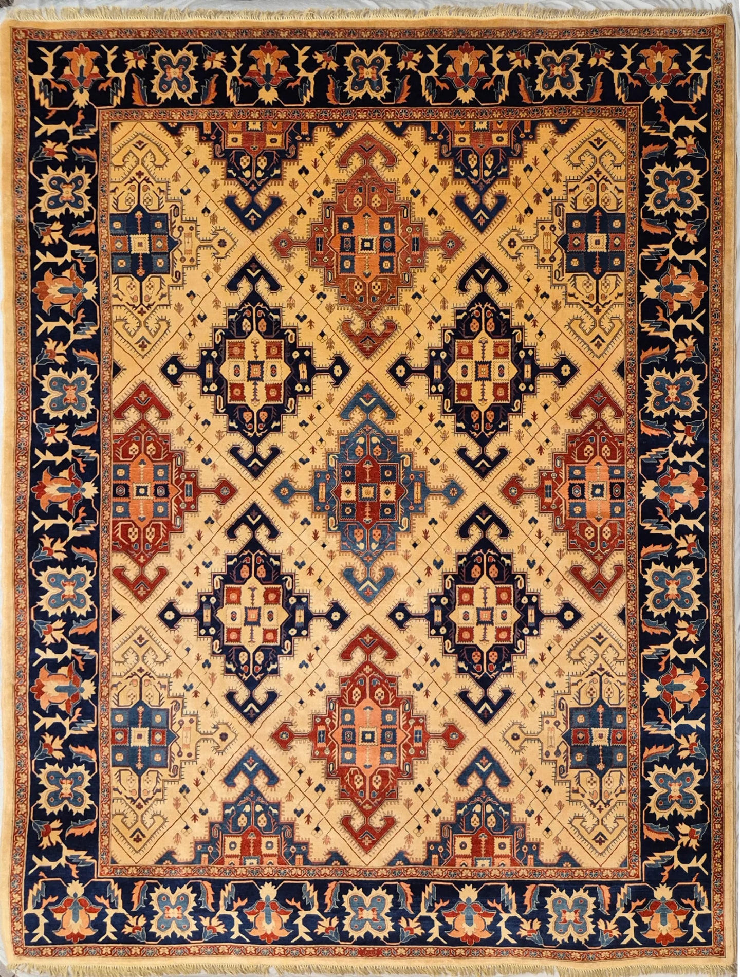 AFGHAN ZAGROS HANDMADE WOOL CARPET