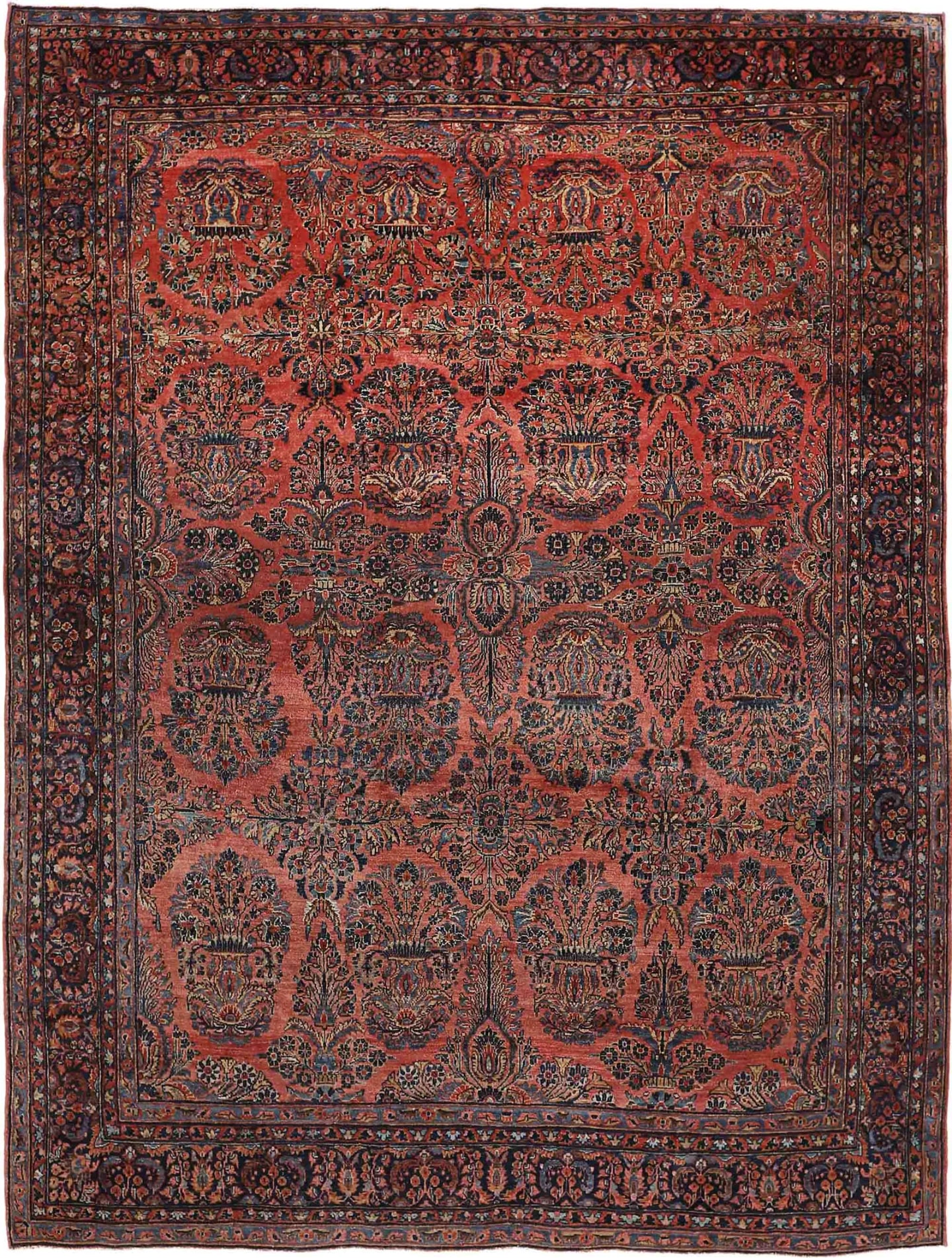 IRANIAN SAROUGH HANDMADE WOOL CARPET